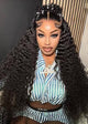 100% 13x6 Human hair Wig Deep Wave 28” 150% Density New In Packages 15A Grade 😍