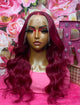 Gorgeous 24” Body Wave Cherry 🍒 Red  13x4 180% 😍