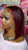100% Human Hair 10” blunt cut burgundy with black designs ♥️🖤 Full 13x4 Frontal Wig 😍
