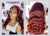 100% Human 20” 13x6 Customized Dark Red Wig Full Of Hair