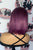 100% Human Straight 10” Purple Orchid Bob 5x5 Lace